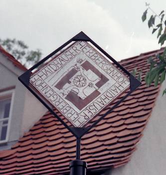 Schild, Kupfer, verzinnt